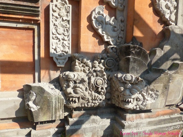 Intricate sculpture work in the making in Ubud, Bali, Indonesia